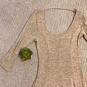 Light brown & Gray blend Dress SIZE S